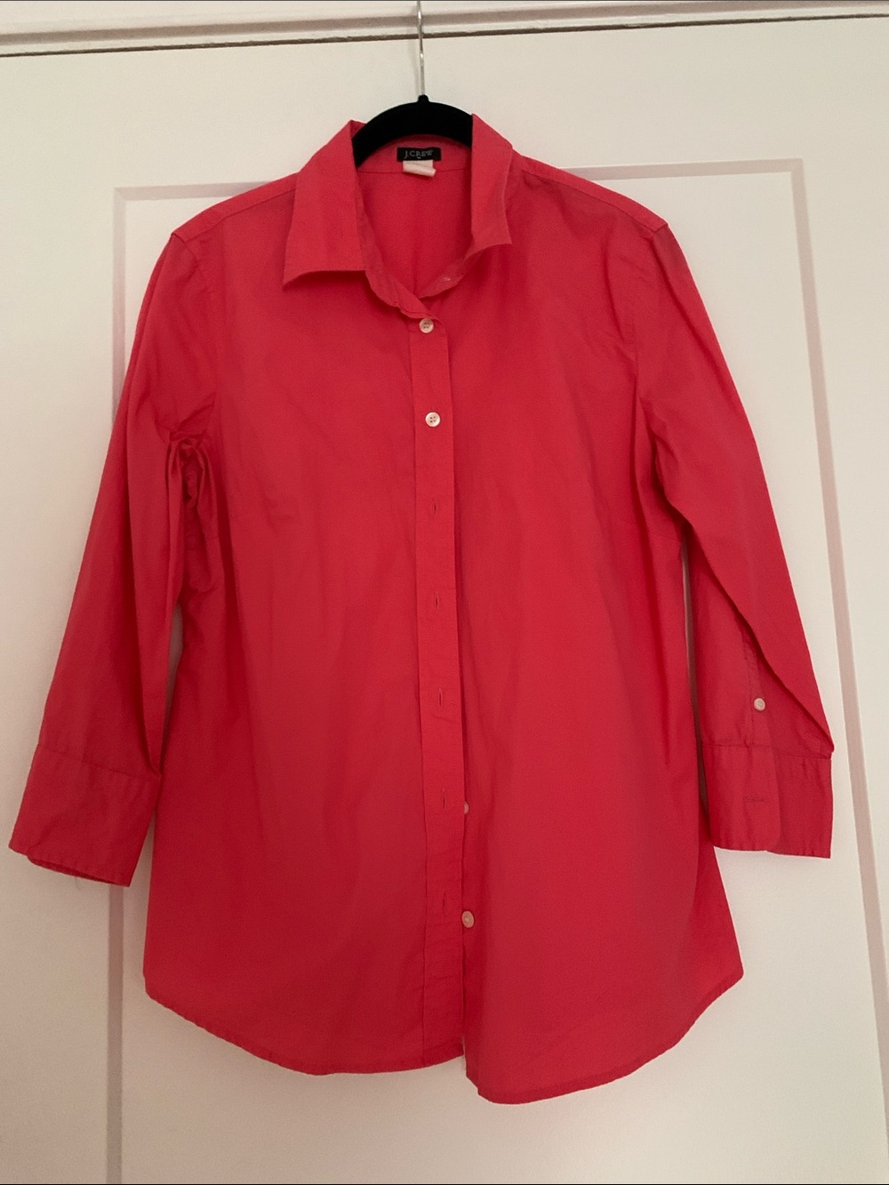 J. Crew Coral Pink Button-Down Shirt